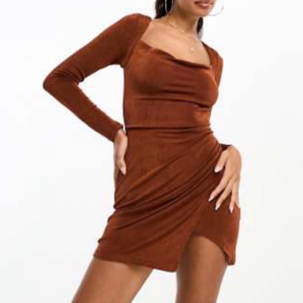 Parallel Lines Backless Mini Dress
